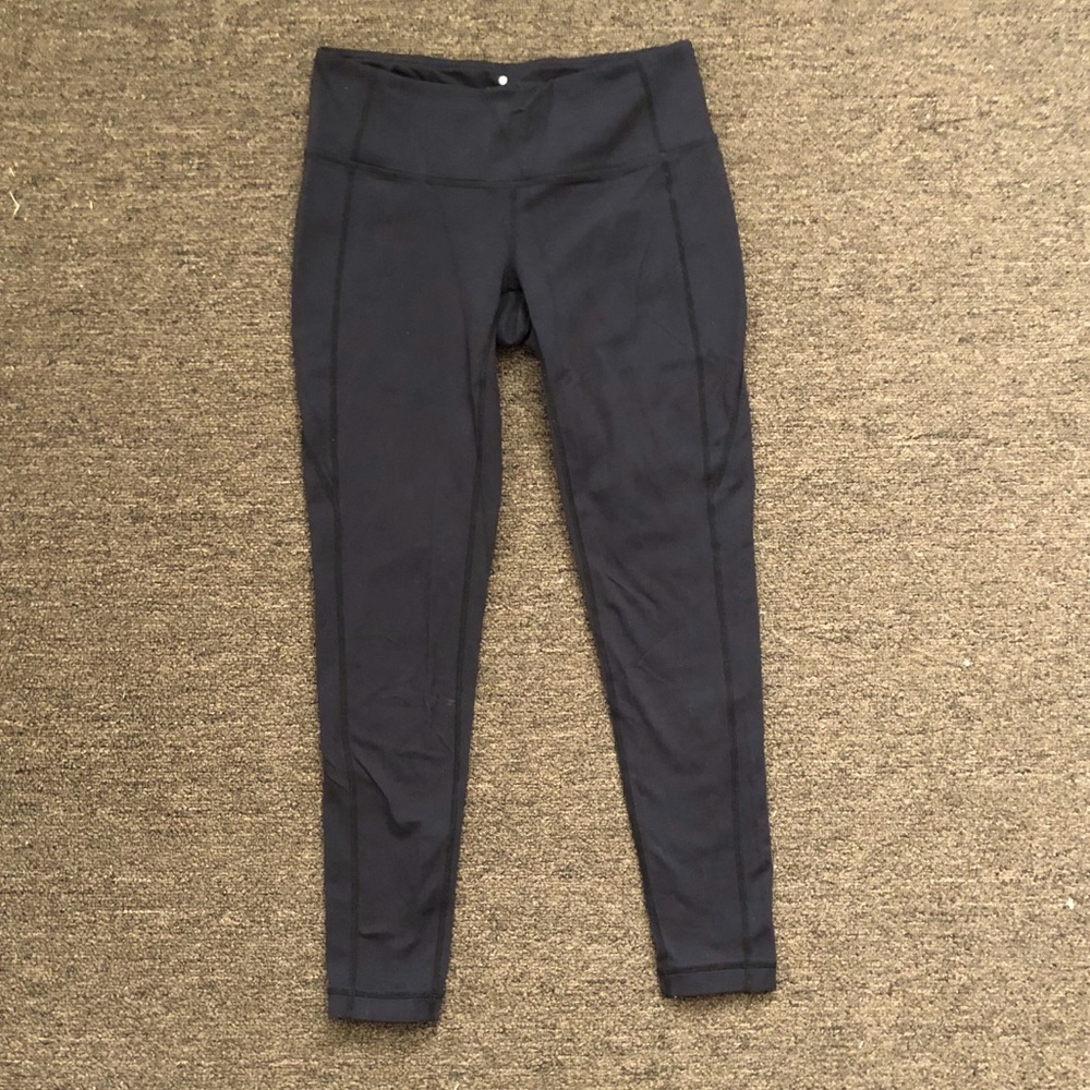 Athleta black leggings 25” inseam
